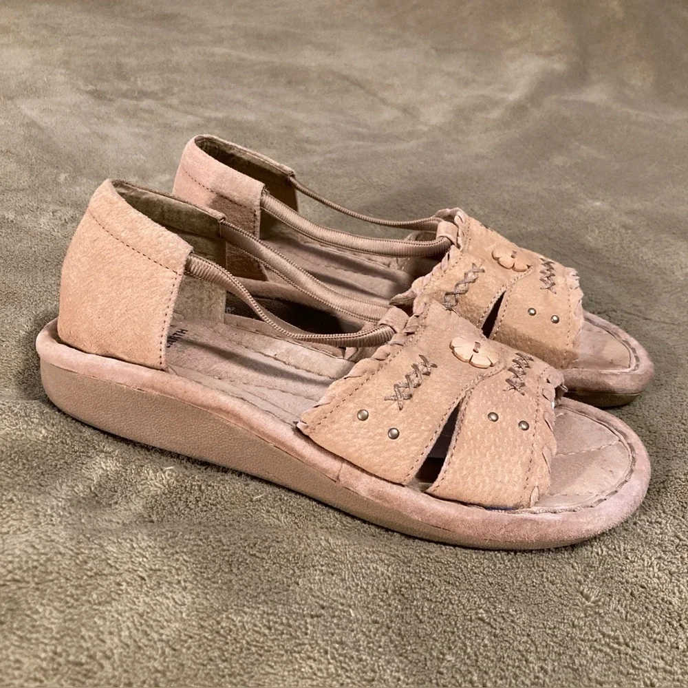 EUC Vintage Earth Spirit Kalei2 Leather Sandals Size 8.5W - Picture 1 of 13